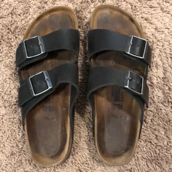 birkenstock arizona amalfi black